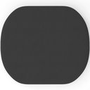 Ver imagem 5 de Kit 2 Puffs Decorativos Orgânico para Living Quarto 70cm Doha W01 Suede Preto - Lyam Decor
