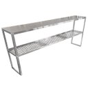 Ver imagem 2 de Prateleira de Apoio em Aço Inox 110 x 30 x 75 com 1 Plano Liso e Escorredor