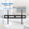 Suporte Inclinável para Tv de Led / Oled / Qled / Nano 37" até 70" com Peso até 45kg - Ft-pl64x Fixa - 4