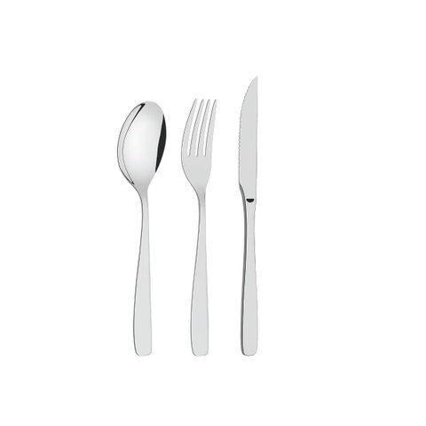 Faqueiro Tramontina Cosmos Aço Inox com Facas para Churrasco 30 Peças