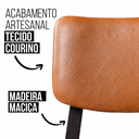 Ver imagem 3 de Kit 6 Cadeira de Jantar Madeira Maciça Manuela Estofada Premium Ergonomica Confortável Di Franco