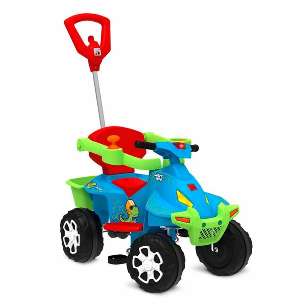 Quadriciclo Infantil - Passeio e Pedal - Smart Quad - Azul - Bandeirante - 1