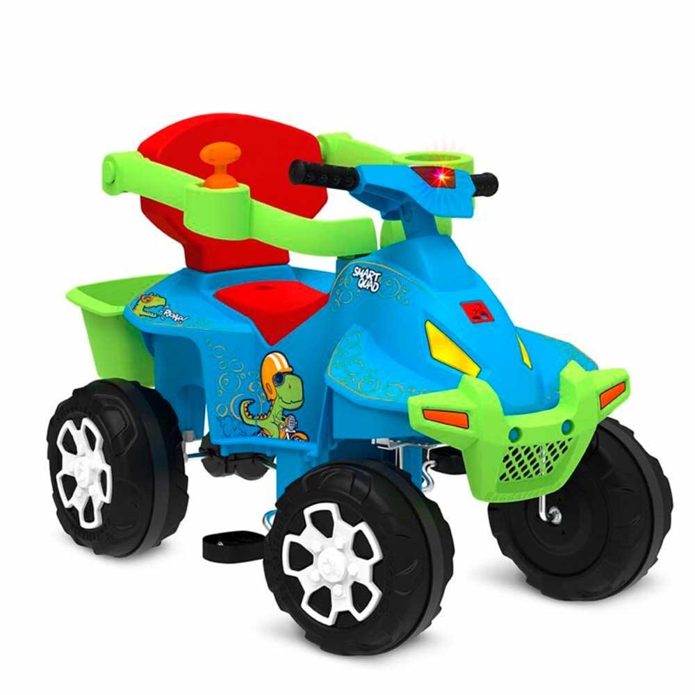 Quadriciclo Infantil - Passeio e Pedal - Smart Quad - Azul - Bandeirante - 3