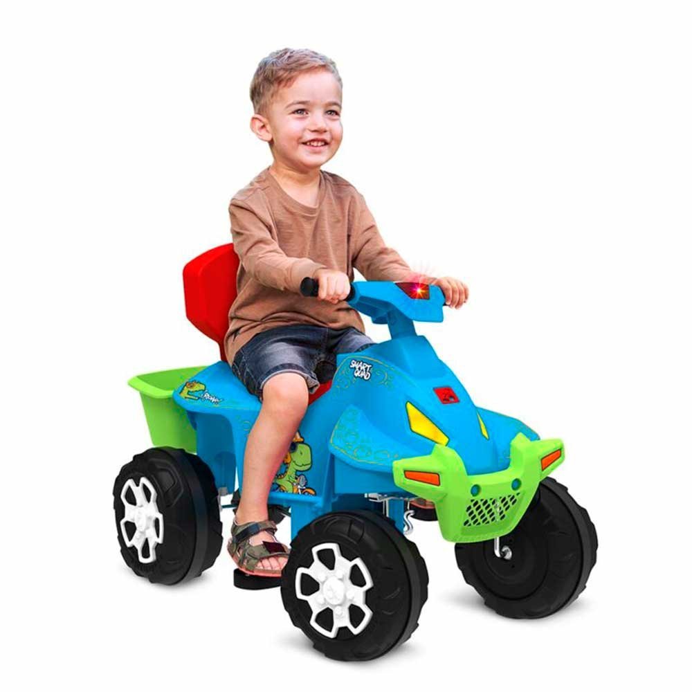 Quadriciclo Infantil - Passeio e Pedal - Smart Quad - Azul - Bandeirante - 5