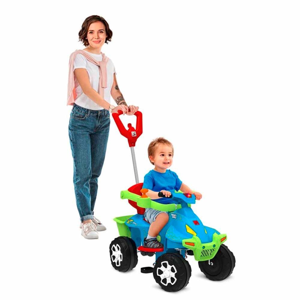 Quadriciclo Infantil - Passeio e Pedal - Smart Quad - Azul - Bandeirante - 6