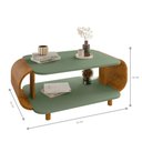 Ver imagem 3 de Mesa de Sala Méier Pistache Naturalle