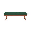Ver imagem 1 de Puff Decorativo Recamier Madri - Tecido Verde Folha