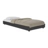 Cama Auxiliar Solteiro para Colchão 78 x 188cm Multimóveis CR35091 Preto - 1