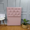 Ver imagem 3 de Cabeceira de Cama Box Solteiro - Corino Rosa