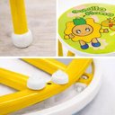 Ver imagem 2 de Kangur Banqueta Infantil Amarela Multiuso Metal Reforcado 25cm Uso em Estudos Lazer Decoracao