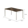 Conjunto Sala de Jantar 6 Cadeiras Santana Carraro Legno - 2