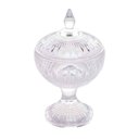 Ver imagem 2 de Potiche Decorativo Cristal com Pé Queen 11x18 Cm Wolff