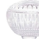 Ver imagem 3 de Potiche Decorativo Cristal com Pé Queen 11x18 Cm Wolff