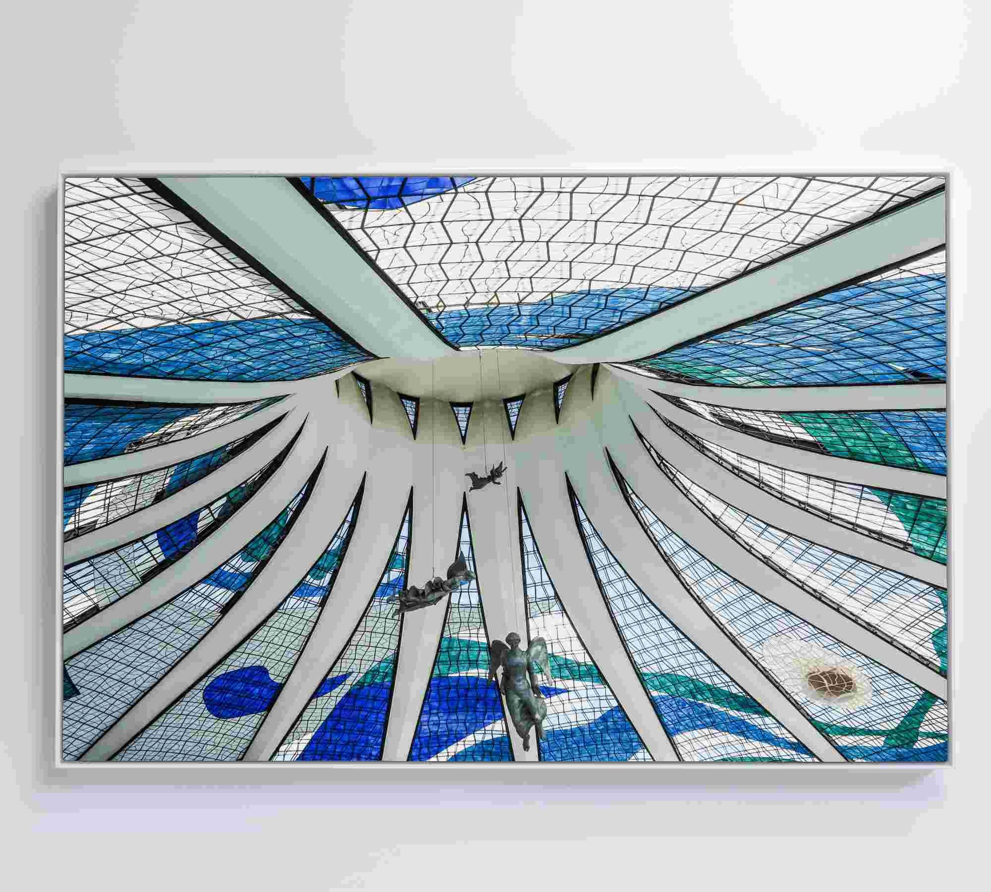 Quadro Catedral de Brasília - 120x80 cm - Vidro Impresso - 7