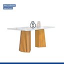 Ver imagem 6 de Conjunto Mesa Stella Ripada 170cm com 6 Cadeiras Stella Tampo Smart Plus com Vidro