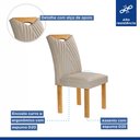 Ver imagem 7 de Conjunto Mesa Stella Ripada 170cm com 6 Cadeiras Stella Tampo Smart Plus com Vidro