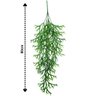 Folhagem Pendente Artificial Chifre de Veado Verde 80cm - 2
