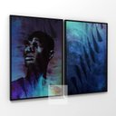 Ver imagem 3 de Quadro Decorativo Abstrato Duo Homem do Universo