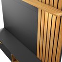 Ver imagem 5 de Painel Para Tv Até 65" 180cm Preto Fosco/Milano