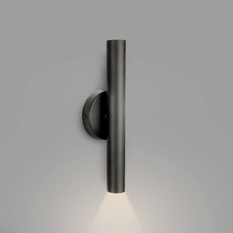 Arandela de Parede Slim Palito - Preto + Led Gu10