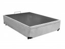 Ver imagem 2 de Cama Box Baú Casal Cinza King Suede 138x188x41