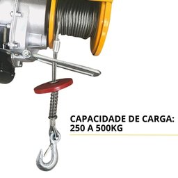 Guincho Elétrico 220v Içamento de Cargas 100 a 200kg Importway - 3