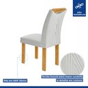Ver mais imagens de Conjunto Mesa Stella Ripada 120cm com 4 Cadeiras Stella Tampo Smart Plus com Vidro