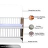 Mini Berço Bed Side Mimo Colchão Gratis Grade Movel - 4