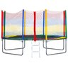 Cama Elástica Pula Pula 3,05 Fechamento Ziper Colorida 100% Nacional Suporta até 380kg - 1