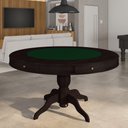 Ver imagem 1 de Mesa de Jogos Carteado 6 Lugares Bellagio com Gavetas e Tampo Reversível Base Estrela com Tecido Tab