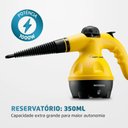 Ver imagem 2 de Higienizador a Vapor Mondial Vapor Wash 350ml Preto/amarelo 127v - Hg-01