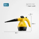 Ver imagem 4 de Higienizador a Vapor Mondial Vapor Wash 350ml Preto/amarelo 127v - Hg-01