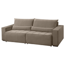 Ver imagem 3 de Sofa Cama 200cm Retratil e Reclinavel 4 Lugares Nepal Bege Castor