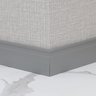 Rodape Cinza Claro Pvc 240x15 Cm 10 Peças - 7