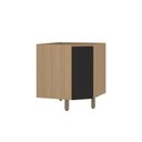 Ver imagem 1 de Balcão Modulado Canto Diagonal 74cm X 74cm (sem Tampo) 1 Porta Slim Luciane