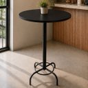 Ver imagem 1 de Mesa Alta Bistrô Área Gourmet Alabama Cor: Preto - Kmj