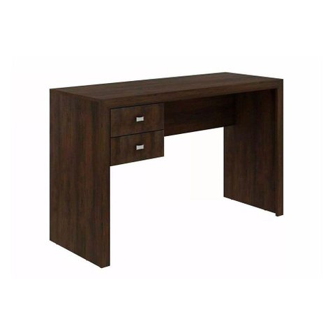 Mesa de Computador Solteiro ME-4123 c/ 2 Gavetas Rústico - Tecno Mobili