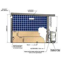 Sauna À Vapor Universal 9kw Bifásica 220/380v até 10m³ - Sodramar - 6