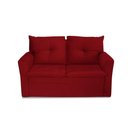 Ver imagem 4 de Sofá Pequeno 02 Lugares 150cm Mobi Suede Marsala Herrero