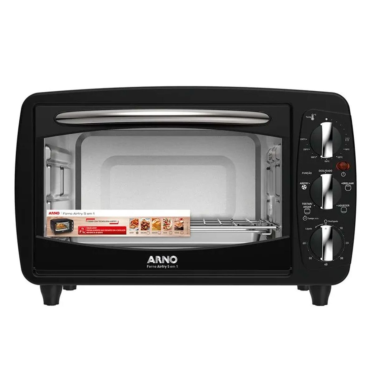 Forno de Bancada Função Airfry Arno 5 em 1 Elétrico 127v - 3