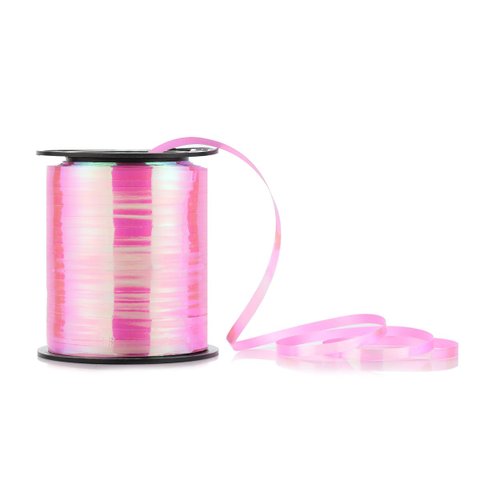 Fitilho Nacarado 5mm X 200m para Amarrar e Decorar Furta Cor Rosa Silver Festas Silverfestas