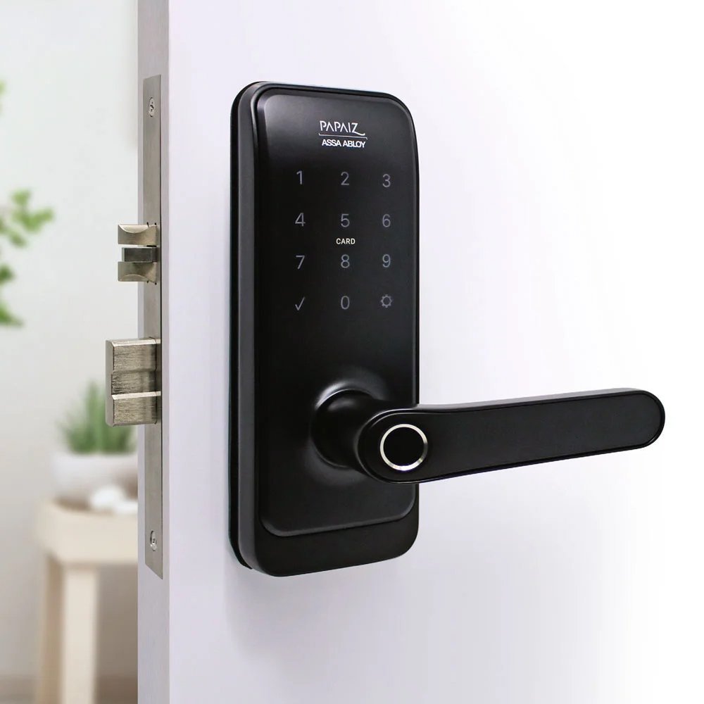 Fechadura Eletronica Digital Smart Lock de Embutir Sl205 Biometria e Senha - 2