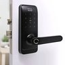 Fechadura Eletronica Digital Smart Lock de Embutir Sl205 Biometria e Senha - 1
