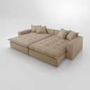 Ver imagem 7 de Sofá Cama Jupiter 3 Lugares Retrátil Reclinável 2,30m Linho com Molas Ensacadas