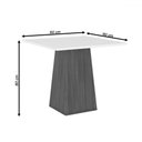 Ver imagem 3 de Mesa de Jantar 4 Lugares Bela Nature/off White/linho - Pnr Móveis