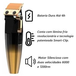Maquina de Cortar Cabelo Jrl 2020c Cordless Bivolt - 3