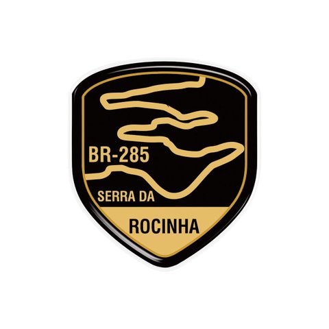 Adesivo Resinado Br 285 Serra da Rocinha Alto Relevo 3d