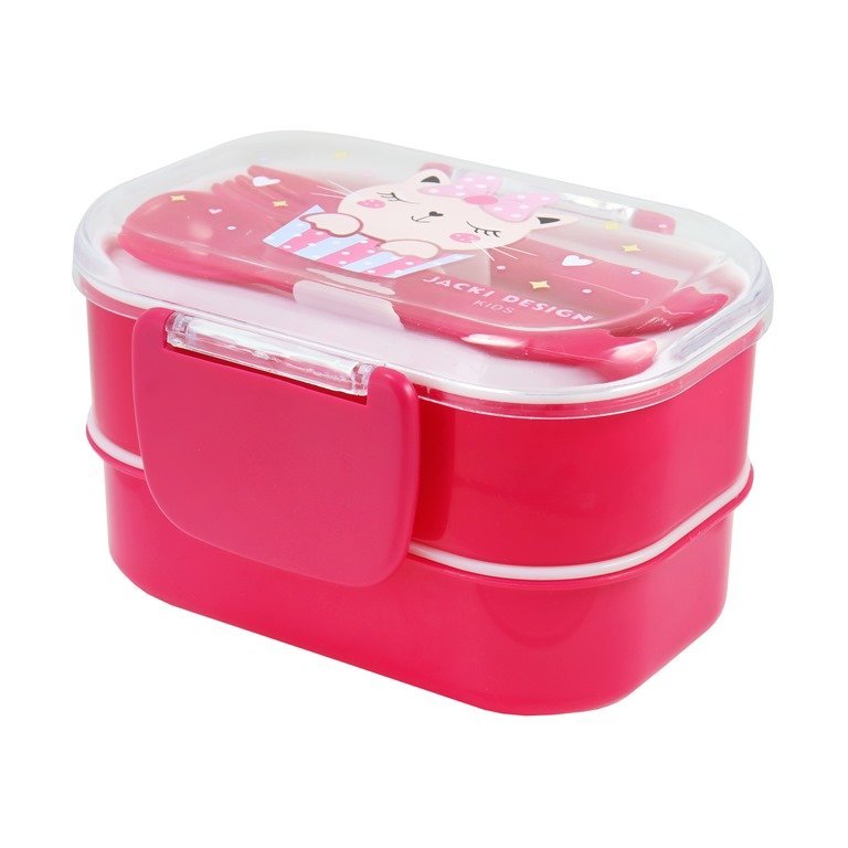 Pote P/ Lanche de 2 Andares Infantil 400ml Jacki Design - Pimpolho:pink - 2