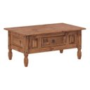 Ver imagem 2 de Mesa de Centro Retangular com 1 Gaveta em Madeira Maciça