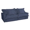 Ver imagem 5 de Sofá Cama Niágara 4 Lugares Retrátil e Reclinável 200cm Veludo com Molas